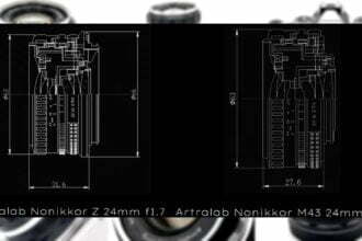 ArtraLab teases fast NONIKKOR 24 mm f/1.7 retro pancake lenses for Nikon Z-mount and Micro Four Thirds camera systems