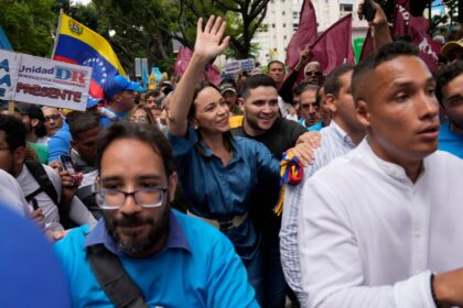 Maria Corina Machado is out to defeat Venezuela’s Maduro. He’s trying to block her.